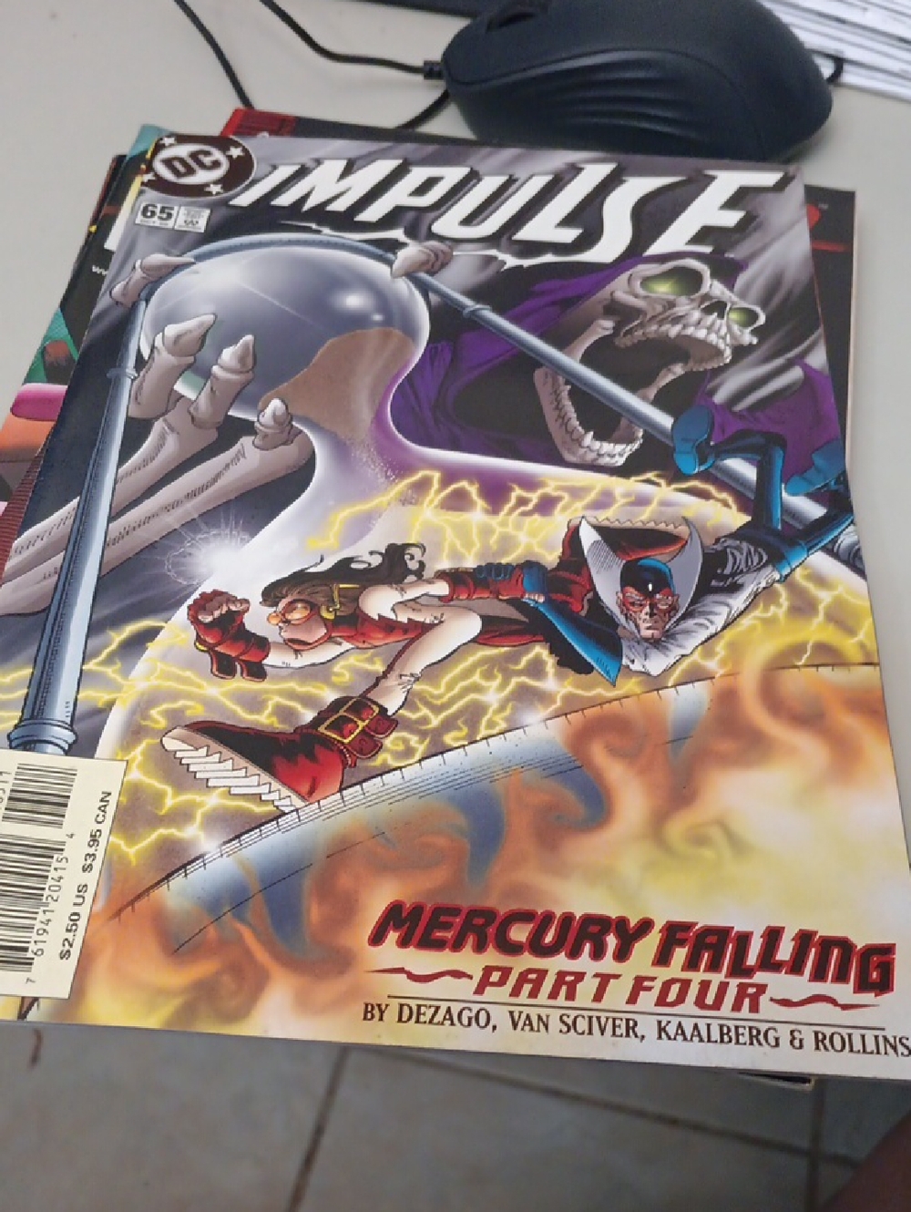 DC Impulse Comic Book - Red, Purple, Yellow, Blue Accent Cover Not In Sleeve